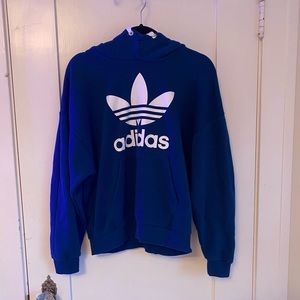Blue adidas hoodie
